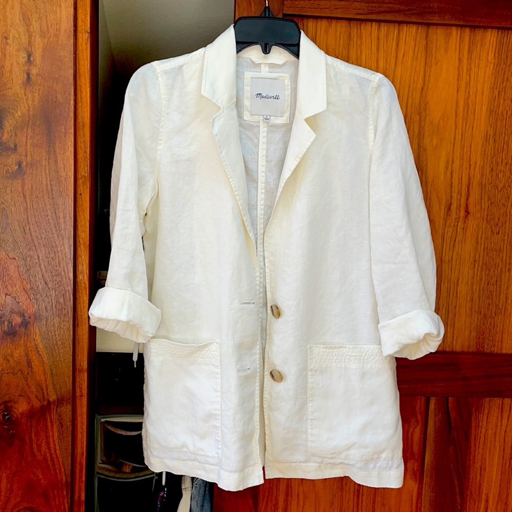 NEW Linen Blazer by Madewell